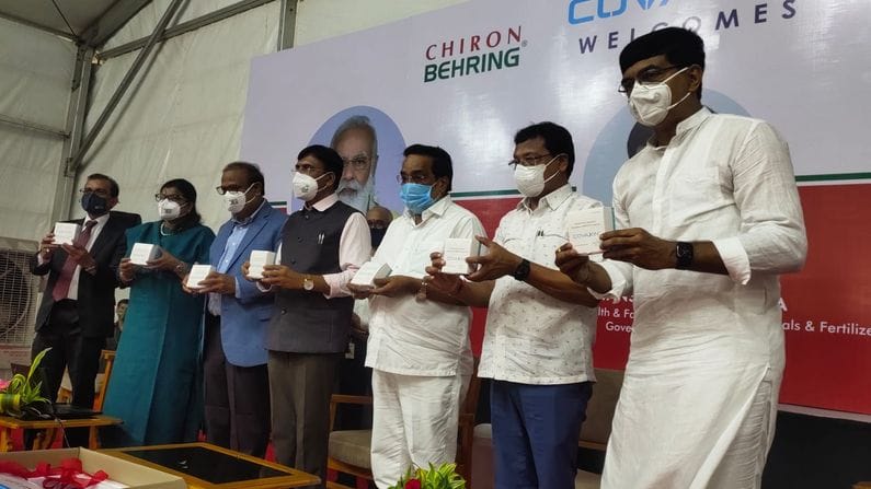 Bharuch : કેન્દ્રીય પ્રધાન મનસુખ માંડવિયાના હસ્તે અંકલેશ્વરમાં નિર્માણ પામેલ કોવેકસીનની પહેલી બેચ રિલીઝ કરાઈ