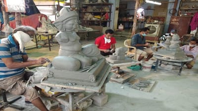 Ahmedabad: 4 ફૂટની મૂર્તિ સાથે ગણેશોત્સવની મંજૂરી મળતા માટીની મૂર્તિની વધી ડિમાન્ડ, POP મૂર્તિકારોની હાલત કફોડી?