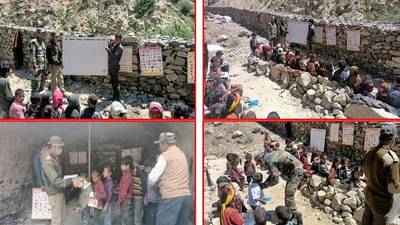 જુઓ કઇ રીતે ઉત્તરાખંડમાં મજૂરોના બાળકોને ભણાવવાનું નેક કામ કરી રહ્યા છે BRO ના ઓફિસર