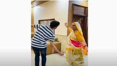 Viral Video : દાદીને દેશી અંદાજમાં નાચતા જોઇને પૌત્ર પણ ના રોકી શક્યો પોતાની જાતને, તમે પણ જુઓ વીડિયો