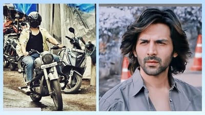 Kartik Aaryan 5 મહિના પછી કામ પર પાછા ફર્યા, મુંબઈના રસ્તાઓ પર બાઈક પર મારી સ્ટાઈલિશ એન્ટ્રી