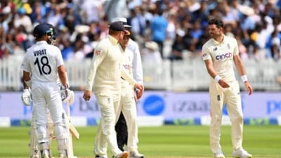 ભારત અને ઇંગ્લેન્ડ (India Vs England)વચ્ચે લોર્ડઝ ટેસ્ટ દરમ્યાન વિરાટ કોહલી (Virat Kohli) અને જેમ્સ એન્ડરસન વચ્ચે ઘર્ષણની સ્થિતી જોવા મળી હતી. બંને દિગ્ગજ ખેલાડીઓ એક બીજા પર મૌખીક હુમલાઓ કરતા જોવા મળ્યા હતા. બીજી ટેસ્ટ મેચના ચોથા દિવસના પ્રથમ સેશન દરમ્યા ન આ ઘટના થઇ હતી.