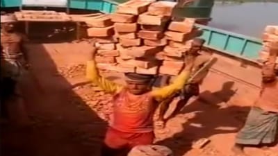 Viral Video : માથા પર 32 ઈંટ ઉપાડતા મજૂરનો વીડિયો જોઈ આનંદ મહિન્દ્રા પણ થઈ ગયા આશ્ચર્યચકિત, જુઓ Video