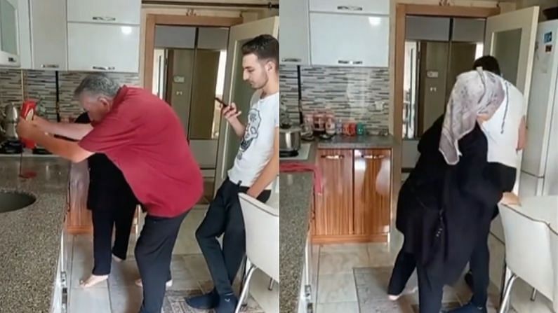 Viral Video : પતિએ પત્નીને પરેશાન કરી, તો પુત્રએ ચૂકવવી પડી કિંમત, જુઓ આ મજેદાર Video