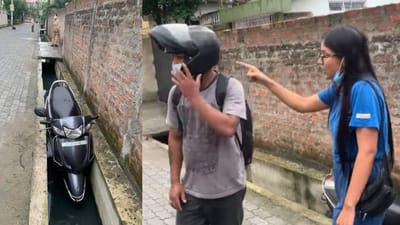 છેડતી કરીને ભાગી રહ્યો હતો બદમાશ, યુવતીએ બતાવી એવી બહાદુરી કે તમે પણ કરશો સલામ
