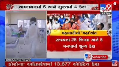 Gujarat : પાછલા 24 કલાકમાં કોરોનાના નોંધાયા માત્ર 14 કેસ, મૃત્યુઆંક શૂન્ય