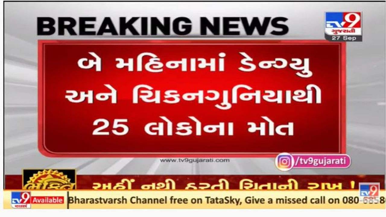 અમદાવાદ શહેરમાં રોગચાળો વકર્યો, બે મહિનામાં રોગચાળાથી 25 લોકોના મોત અમદાવાદ શહેરમાં રોગચાળો વકર્યો, બે મહિનામાં રોગચાળાથી 25 લોકોના મોત