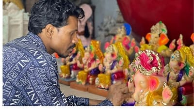 Rajkot: ગણેશોત્સવમાં પણ કોરોના નડયો, સસ્તી POPની પ્રતિમા ખરીદી તરફ વળ્યા લોકો