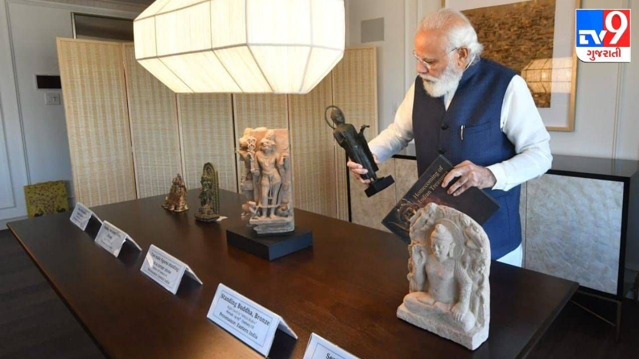 PM Modi અમેરિકાથી પોતાની સાથે 157 પ્રાચીન કલાકૃતિઓ અને પૌરાણિક વસ્તુઓ લઈને આવશે