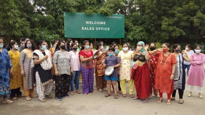 CM ભૂપેન્દ્ર પટેલના મતવિસ્તારમાં આવેલી ગોદરેજ ગાર્ડન સીટીમાં મહિલાઓનું હલ્લાબોલ, વિવિધ સમસ્યાને લઈને વિરોધ પ્રદર્શન