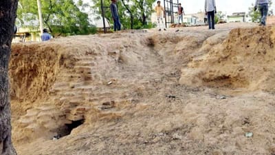 મેરઠ: ASIને મળ્યું 2,000 વર્ષ જૂનું મૌર્ય ઈંટનું પ્લેટફોર્મ, 42 સેમી લાંબી હતી ઈંટો