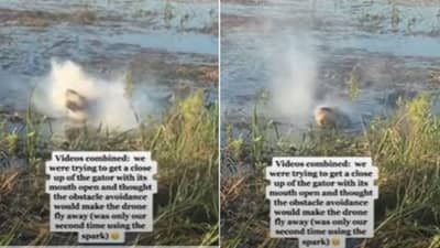 Shocking Video : મગરનો ક્લોઝ-અપ શોટ લઇ રહ્યો હતો વ્યક્તિ અને પછી થયું કઇંક આવું !