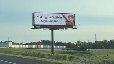Shocking! અમેરિકામાં જો બાઈડનના વતનમાં લાગ્યા પોસ્ટરો, Making the Taliban great again સુત્ર યાદ કરાવ્યું