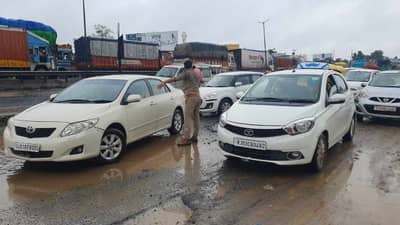 Sabarkantha: શામળાજી-અમદાવાદ નેશનલ હાઈવેની ભંગાર હાલત, ટ્રાફિક જામની સ્થિતીથી વાહનચાલકો પરેશાન