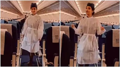 Viral Video : એર હોસ્ટેસના ડાન્સ વીડિયોએ ઈન્ટરનેટ પર મચાવી ધમાલ, વીડિયોને 60 મિલિયનથી વધુ views !