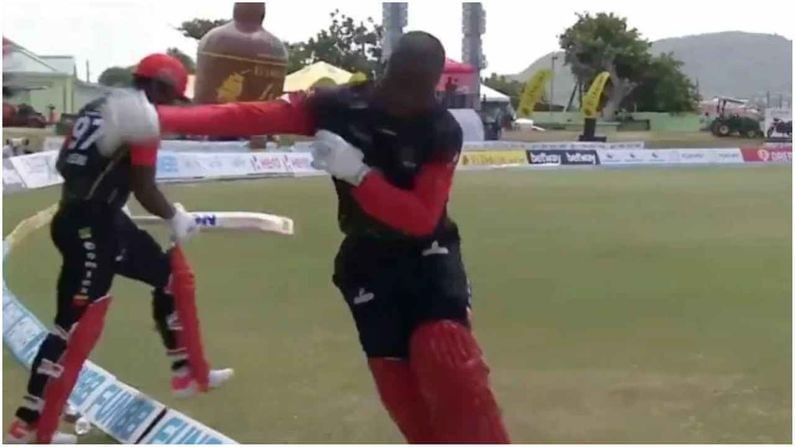 CPL 2021 :પાકિસ્તાની ક્રિકેટરની એક ભુલને કારણે આઉટ થતા બેટ્સમેન ગુસ્સે થયો જુઓ VIDEO