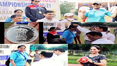 અમદાવાદની શિક્ષિકા દર્શના પટેલે રાષ્ટ્રીય સ્તરે ગુજરાતનું ગૌરવ વધાર્યું, ઓલ ઇન્ડીયા સિવીલ સર્વિસ એથલેટીક ચેમ્પિયનશીપમાં સિલ્વર મેડલ મેળવ્યો