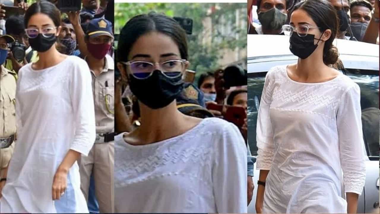 અનન્યા પાંડે 4 કલાક બાદ NCB ઓફિસમાંથી આવી બહાર, ડ્રગ્સ કેસમાં સતત બીજા દિવસે થઈ પૂછપરછ