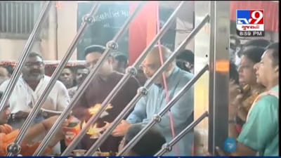 ગૃહપ્રધાન અમિત શાહે સપરિવાર માણસામાં કુળદેવી બહુચરાજીના પૂજન-અર્ચન કર્યા