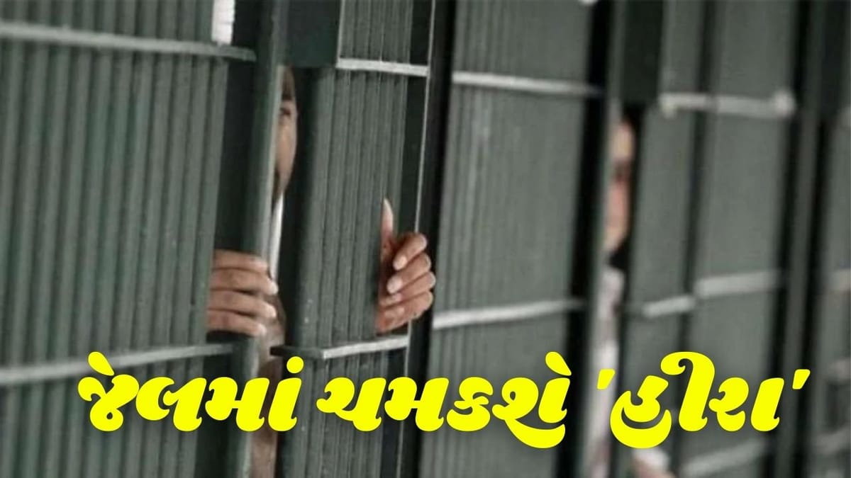 ગજબ: નવસારી સબજેલનો નવતર પ્રયોગ, કેદીઓને ડાયમંડ વર્કની ટ્રેનિંગ સાથે અપાશે આટલું મહેનતાણું