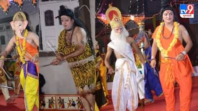 JAMNAGAR : વેશભુષા સાથે પ્રાચીન ગરબામાં છેલ્લા 61 વર્ષથી પ્રખ્યાત શ્રી ભારતમાતા આદર્શ ગરબી મંડળ