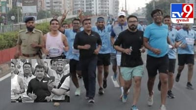 રાષ્ટ્રીય એકતા દિવસ નિમિત્તે સુરતમાં યોજાઈ મેરેથોન, સુરતવાસીઓ સાથે દોડ્યા ગૃહ રાજ્યમંત્રી હર્ષ સંઘવી