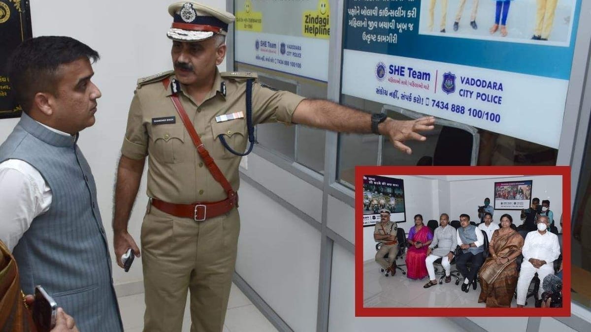 'ગુનેગારો સામે સખત પગલાં, નાગરિકો સાથે સારું વર્તન': ગૃહ રાજ્યમંત્રી હર્ષ સંઘવીએ વડોદરામાં કાયદો અને વ્યવસ્થાની સમીક્ષા કરી