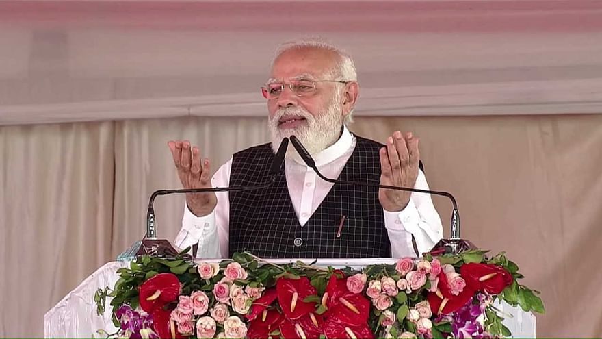 PM Modi UP Visit: પુર્વાંચલને 9 મેડિકલ કોલેજોની ભેંટ, PM મોદીએ ભોજપુરી ભાષાથી શરૂ કર્યું ભાષણ