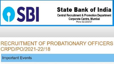SBI PO Recruitment 2021: સ્ટેટ બેંક POની 2056 જગ્યાઓ માટે અરજી કરવાની આવતીકાલે છેલ્લી તારીખ, આ રીતે કરો અરજી