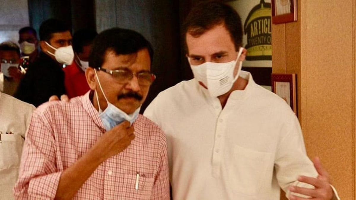 પ્રિયંકા ગાંધીની ધરપકડ બાદ રાહુલ ગાંધીને મળ્યા સંજય રાઉત, કહ્યું મંત્રી ખુલ્લેઆમ ફરી રહ્યા છે તો કોંગ્રેસ મહાસચિવ જેલમાં કેમ?