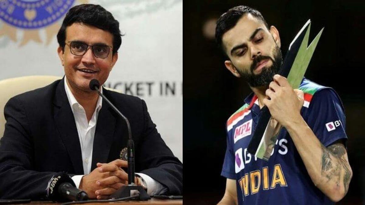 Sourav Ganguly એ વિરાટ કોહલીના કેપ્ટનશિપ છોડવાને લઇને તોડ્યુ મૌન, કહ્યુ બોર્ડે 'કંઇ નથી કહ્યુ'