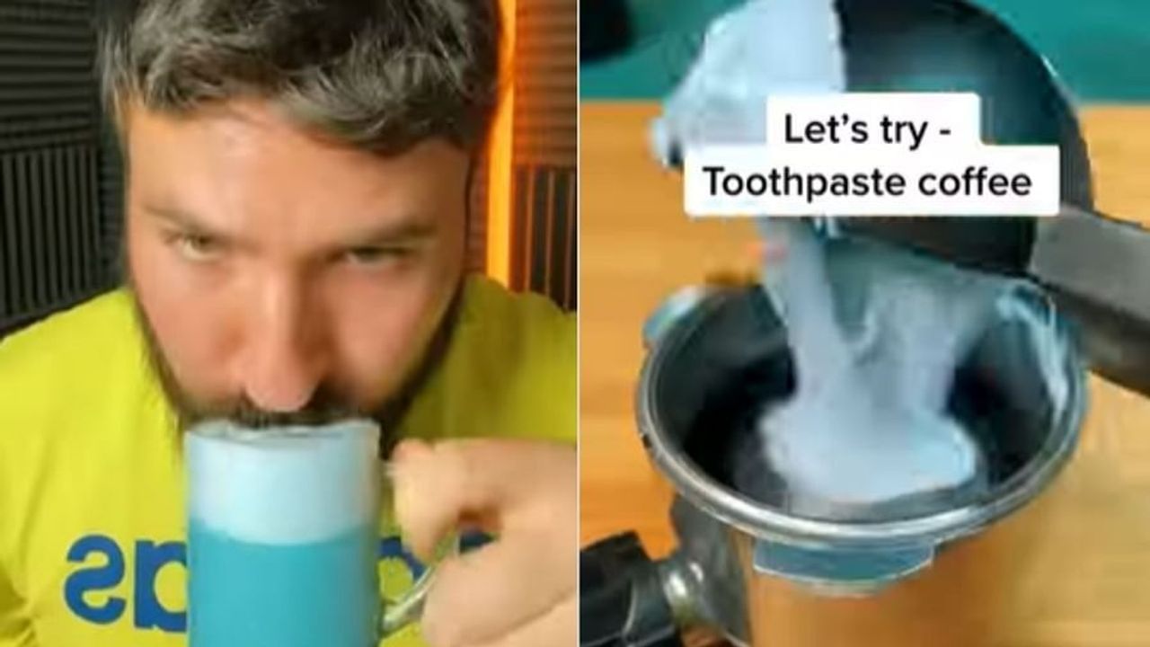 Video: આ વ્યક્તિએ દુધમાં ટૂથ પેસ્ટ નાખીને બનાવી કોફી, આ વિચિત્ર રેસિપી જોઈને તમે પણ માથુ પકડી લેશો