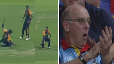 T20 World Cup 2021: એવો અદ્ભૂત કેચ ઝડપ્યો કે તમે જોઇને દંગ રહી જશો, અસંભવ ને સંભવ બનાવી ઝડપ્યો કેચ, જુઓ Video