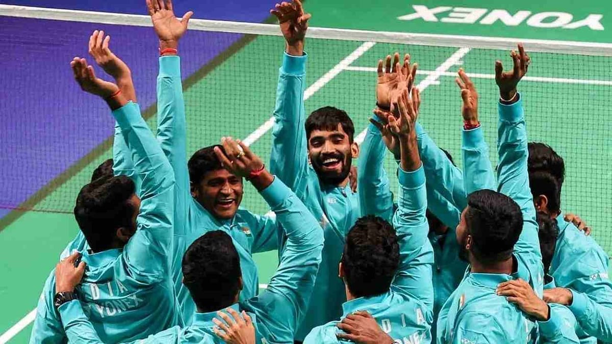 Thomas Cup: ભારતીય પુરુષ બેડમિન્ટન ખેલાડીઓએ ઇતિહાસ રચ્યો, 11 વર્ષ પછી ક્વાર્ટર ફાઇનલમાં પહોંચ્યા