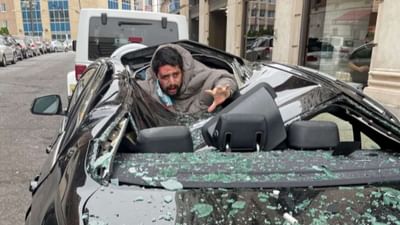 આત્મહત્યા કરવા 9 માં માળેથી કૂદેલો વ્યક્તિ નીચે ઉભેલી BMW પર પડ્યો ને બચી ગયો જીવ