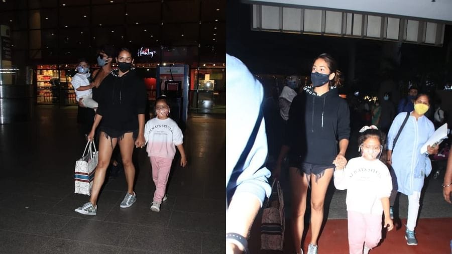 માલદીવ્સથી પાછા ફરતા જ મીરા રાજપૂત તેના કપડાંને લઇને થઇ ગઇ ટ્રોલ, યૂઝર્સ બોલ્યા 'કપડાં તો પૂરા પહેરી લેતે'