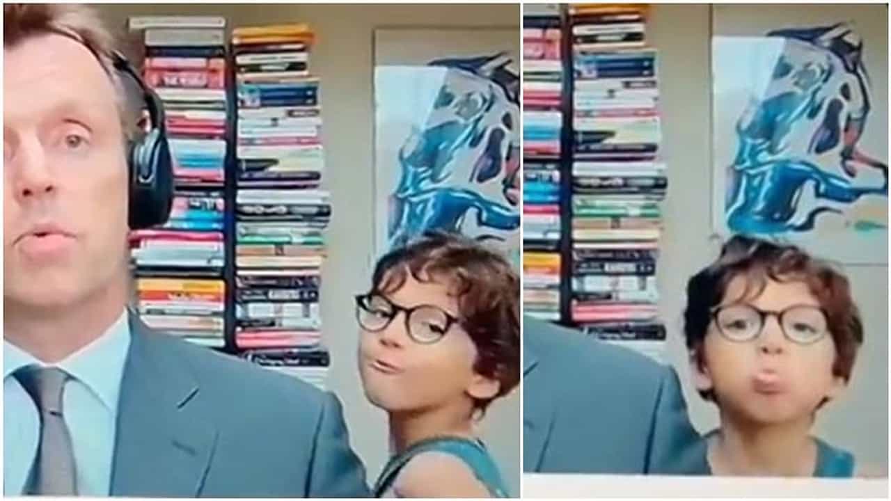 Funny Video : લાઇવ ટીવી પર એન્કરીંગ કરી રહ્યો હતો એન્કર, પાછળથી બાળકે આવીને કેમેરા સામે કરી એવી હરકત, વીડિયો થયો વાયરલ