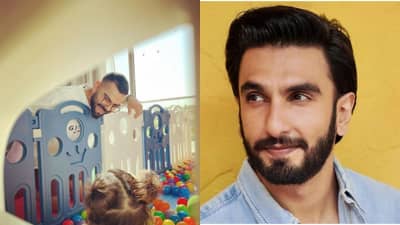 Ranveer Singhએ વિરાટ-વામિકાની ફોટો પર કરી કમેન્ટ, ચાહકોએ કહ્યું - તમે ક્યારે આપી રહ્યા છો સારા સમાચાર?