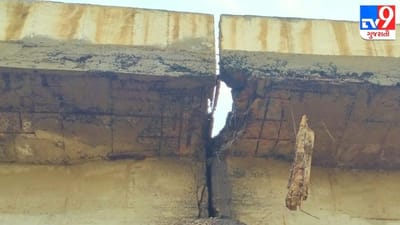 કચ્છના નખત્રાણા તાલુકાના મથલ મેજર બ્રીજ પર સ્લેબમાં ગાબડું પડતાં 2 મહિના ભારે વાહનો પર પ્રતિબંધ