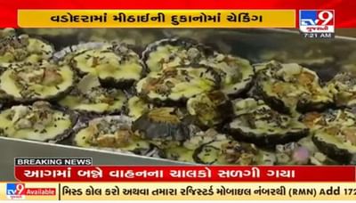 વડોદરામાં દિવાળી પૂર્વે આરોગ્ય વિભાગ એક્શનમાં, મીઠાઇ ફરસાણની દુકાનો પર સઘન ચેકિંગ હાથ ધર્યું