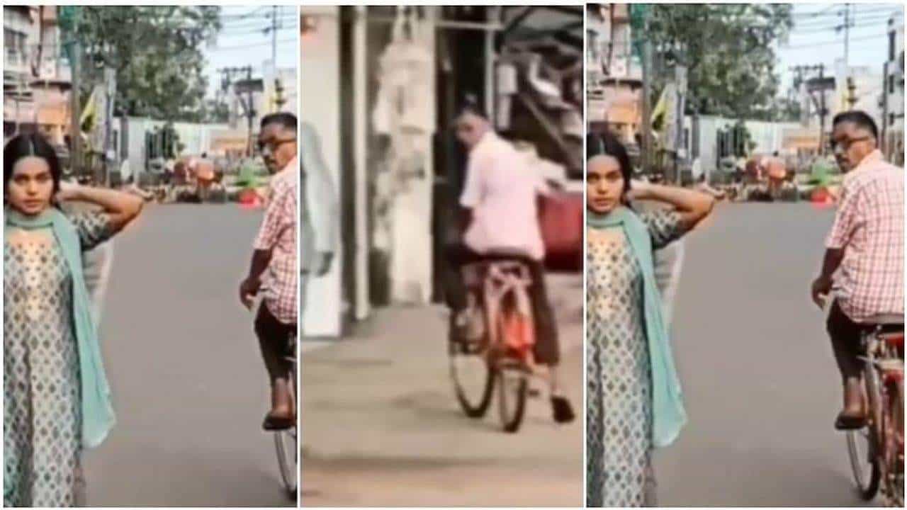 Viral video : વીડિયો બનાવતી છોકરીને જોવામાં કાકા ભૂલ્યા ભાન, વીડિયો થયો સોશિયલ મીડિયામાં વાયરલ