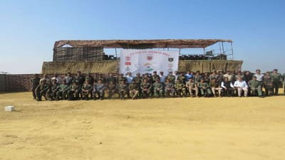 રાજસ્થાન અને ગુજરાતના તાલીમ વિસ્તારોમાં હાલમાં “દક્ષિણ શક્તિ” કવાયત ચાલી રહી હોવાથી તેના ભાગરૂપે, “સાગર શક્તિ” નામથી મલ્ટિ એજન્સી કવાયત યોજવામાં આવી છે.આ કવાયત 19 થી 22 નવેમ્બર 2021 દરમિયાન કચ્છ દ્વીપકલ્પના ક્રીક સેક્ટરમાં યોજવામાં આવી હતી.