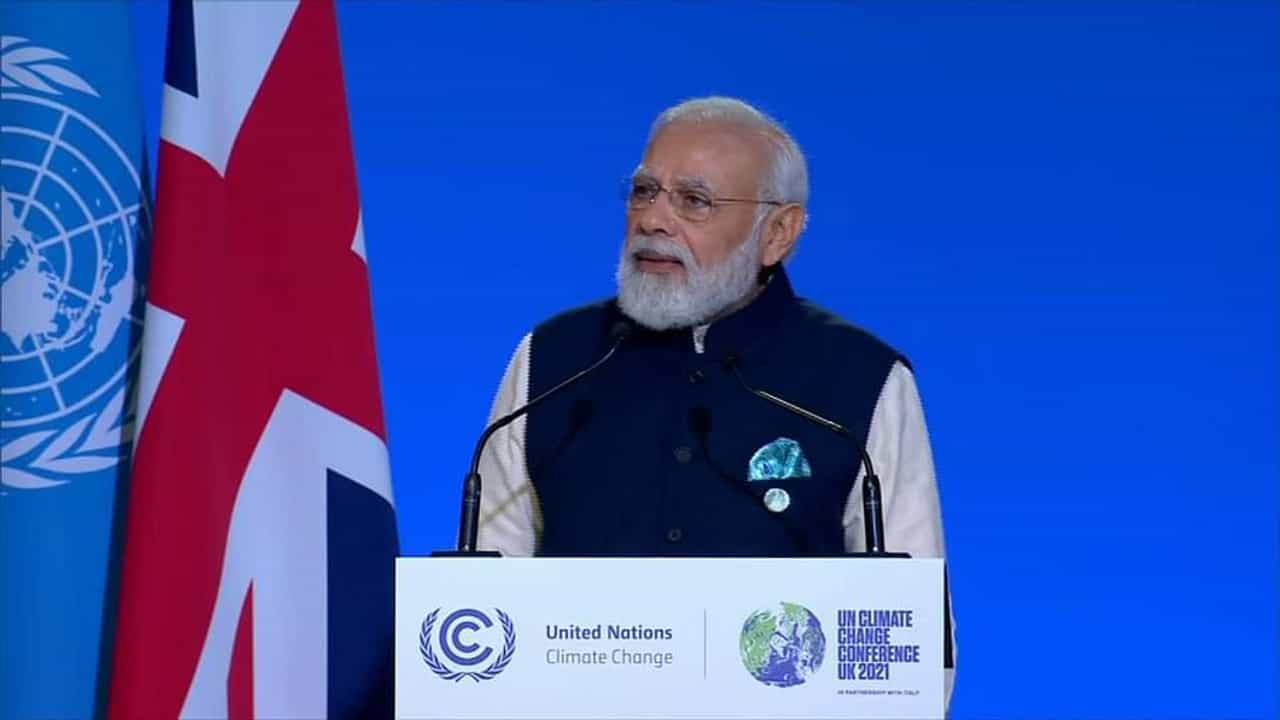 COP26 Summit : ગ્લાસગોમાં PM MODIએ કહ્યું, ભારત કરોડો લોકોને ગરીબીમાંથી બહાર કાઢવામાં લાગ્યું છે, આજે ટ્રેક રેકોર્ડ લઈને આવ્યો છું