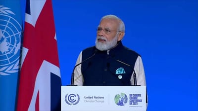 COP26 Summit : ગ્લાસગોમાં PM MODIએ કહ્યું, ભારત કરોડો લોકોને ગરીબીમાંથી બહાર કાઢવામાં લાગ્યું છે, આજે ટ્રેક રેકોર્ડ લઈને આવ્યો છું