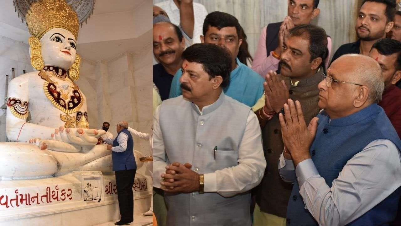 CM ભૂપેન્દ્ર પટેલે પંચદેવ મંદિરમાં દર્શન કરીને નૂતન વર્ષનો પ્રારંભ કર્યો, ભદ્રકાળી માતાના દર્શન પણ કરશે CM ભૂપેન્દ્ર પટેલે પંચદેવ મંદિરમાં દર્શન કરીને નૂતન વર્ષનો પ્રારંભ કર્યો, ભદ્રકાળી માતાના દર્શન પણ કરશે