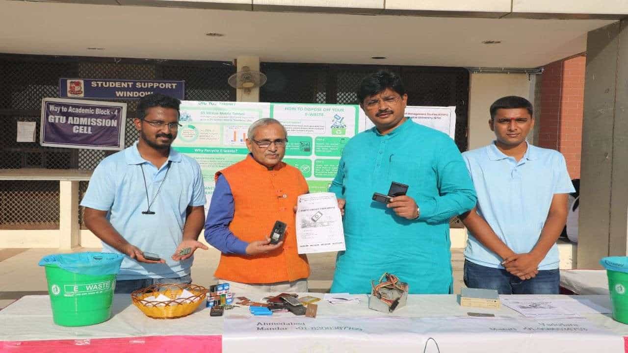 ઈ-વેસ્ટમાંથી નીકળતાં રેડિયેશનથી કેન્સર-બ્રેન ટ્યુમર જેવાં રોગોનો ખતરો, GTUના વિદ્યાર્થીઓએ 50 કિલો ઈ-વેસ્ટ એકઠું કર્યું