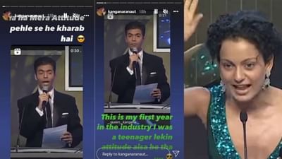 કંગના રનૌતે શેર કર્યો કરણ જોહર સાથેનો જૂનો વીડિયો, કહ્યું- આજે પણ એ જ એટિટ્યૂડ, જે ત્યારે હતો