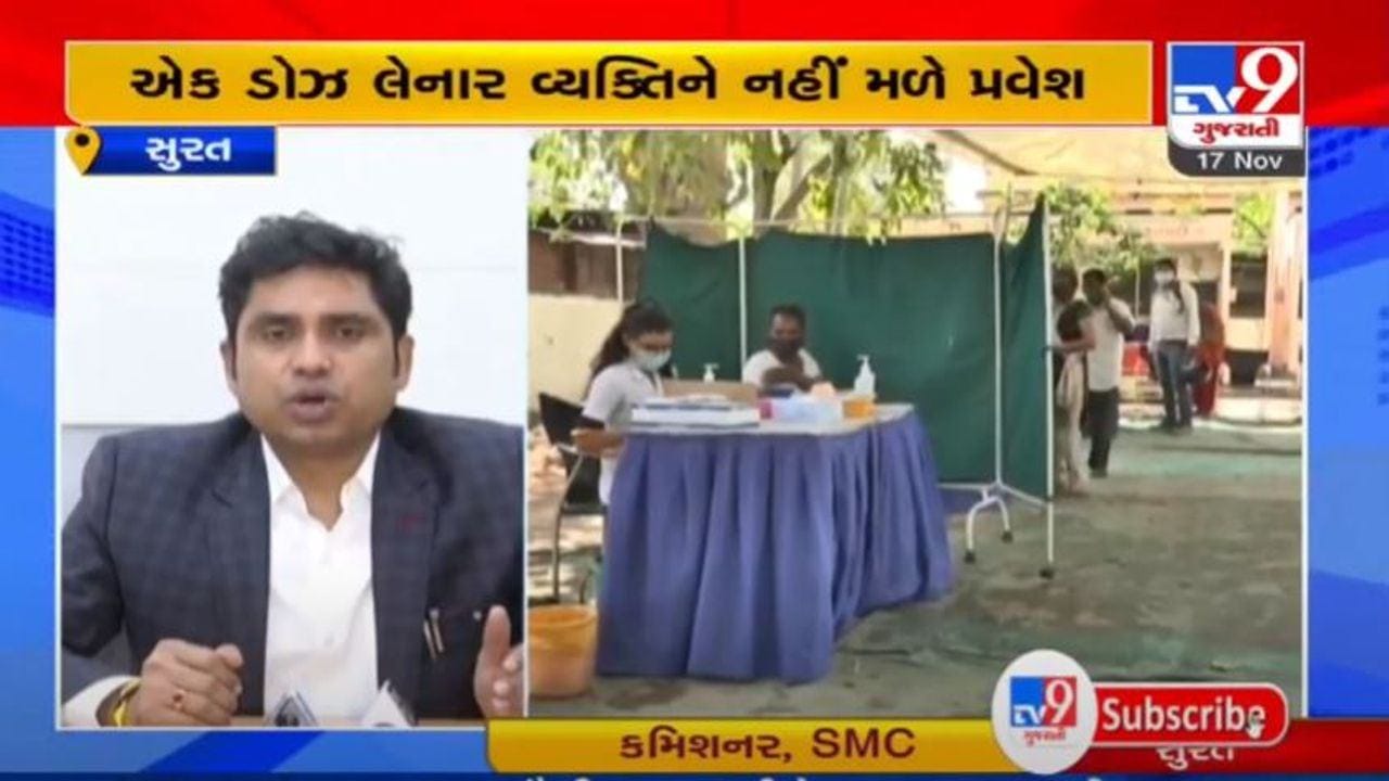 વેક્સિન નહીં તો પ્રવેશ નહીં : સુરતમાં બીજા દિવસે 6 હજારથી વધુ લોકોને બસમાં પ્રવેશતા રોકાયા વેક્સિન નહીં તો પ્રવેશ નહીં : સુરતમાં બીજા દિવસે 6 હજારથી વધુ લોકોને બસમાં પ્રવેશતા રોકાયા