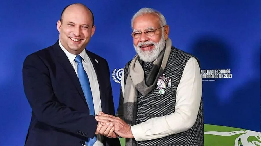 India-Israel Relations: PM મોદી પહેલીવાર ઈઝરાયલના PM નફ્તાલી બેનેટને મળ્યા, દ્વિપક્ષીય સંબંધો પર કરી વાતચીત
