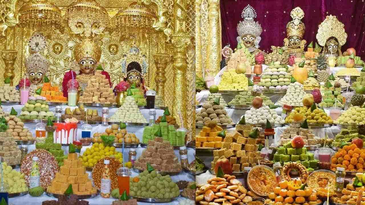 વડતાલ સ્વામીનારાયણ મંદિરે નવા વર્ષે 700 મણ અન્નકૂટનો પ્રસાદ ધરાવાયો, 909 ગામના હરિભક્તોને પ્રસાદ પહોચાડાયો